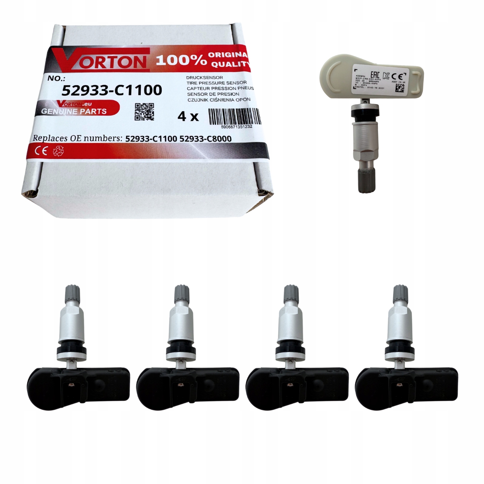 Senzory Tlaku Vzduchu Pneumatík V Pneumatikách Kolesá Tpms Hyundai Bayon Tucson