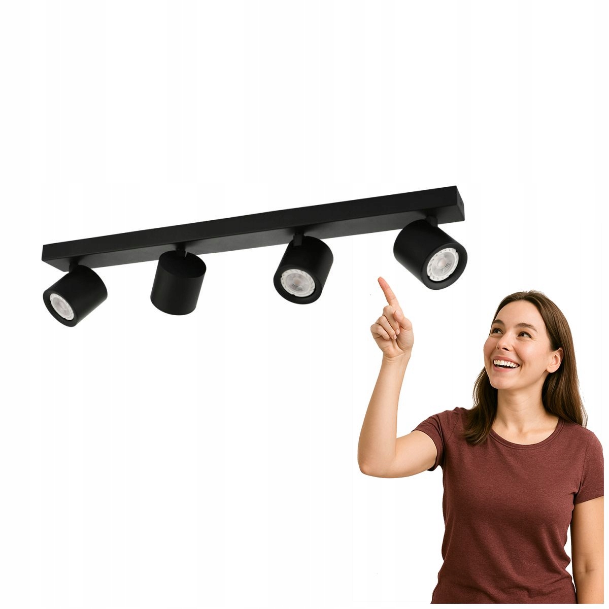 Lampa reflektorová spot Karlota SPL-31959-4B-BK Italux