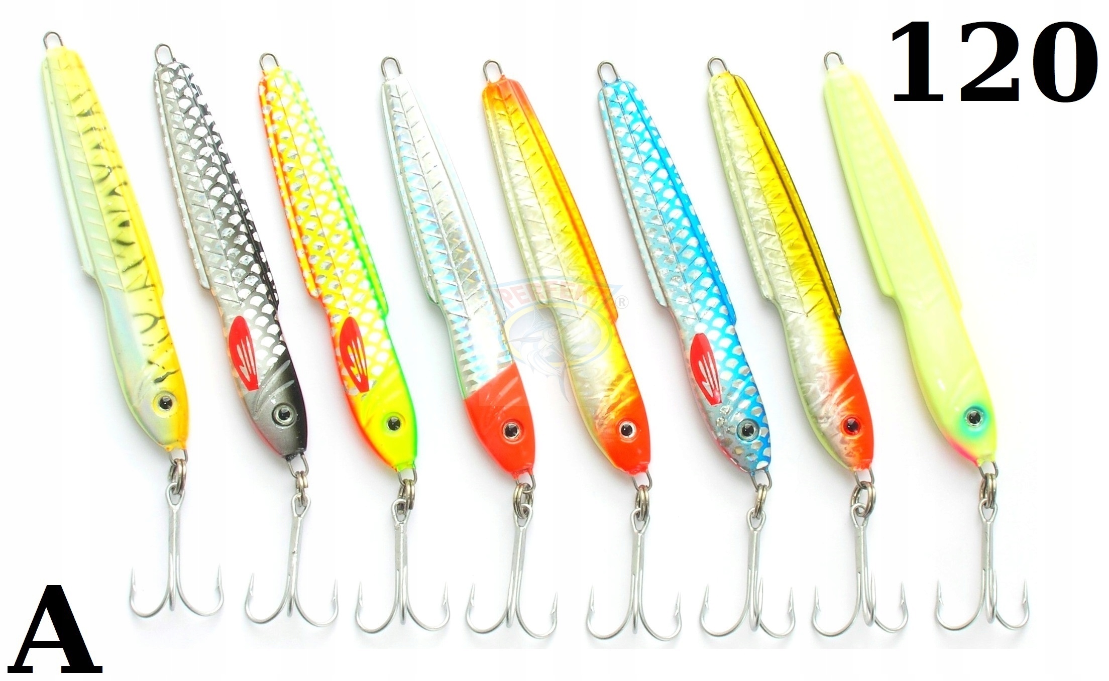 8 X Treska Pilker Perfekt Bora Sport 120gr s.A.