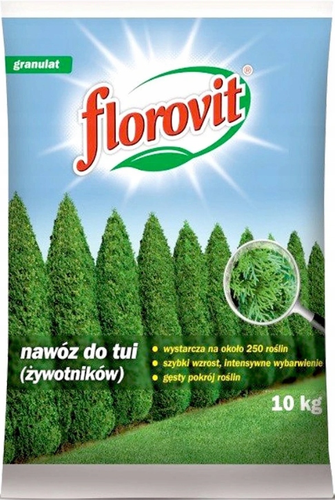 

Florovit Nawóz Do Tui Thui Żywotników Iglaków 10KG