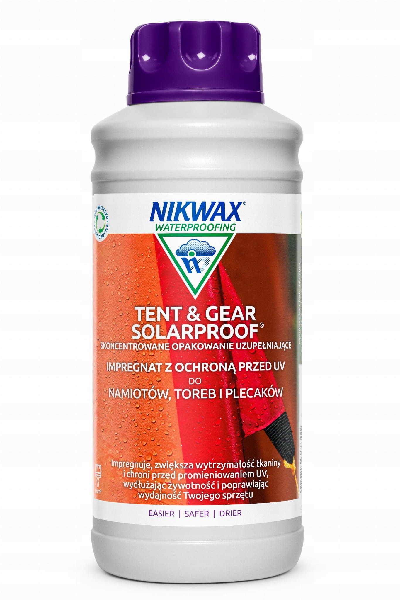 Nikwax TENT & GEAR Solar Proof 1 L koncentrat impregnatu, do dachów plandek