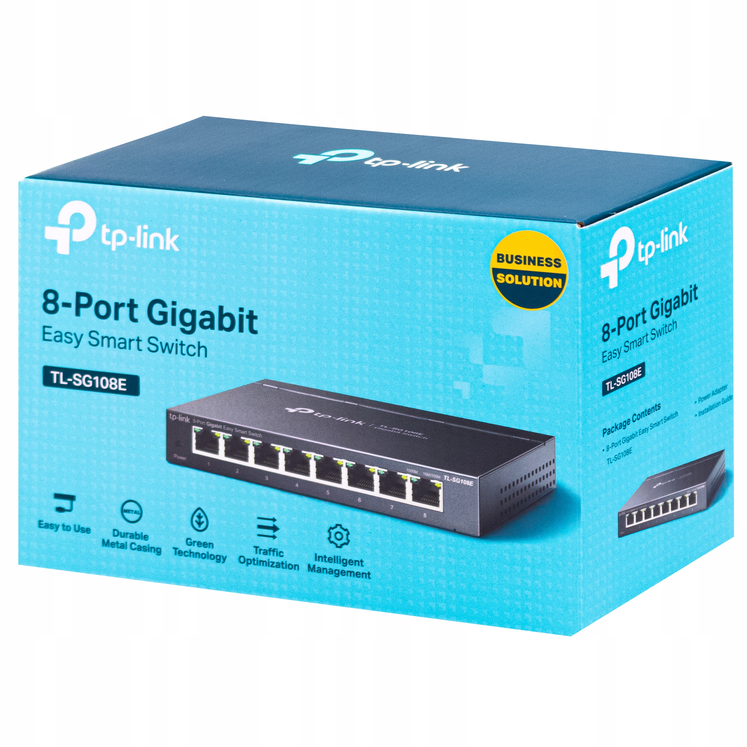 

Switch 8port TP-Link TL-SG108E Zarządzalny GigaBit