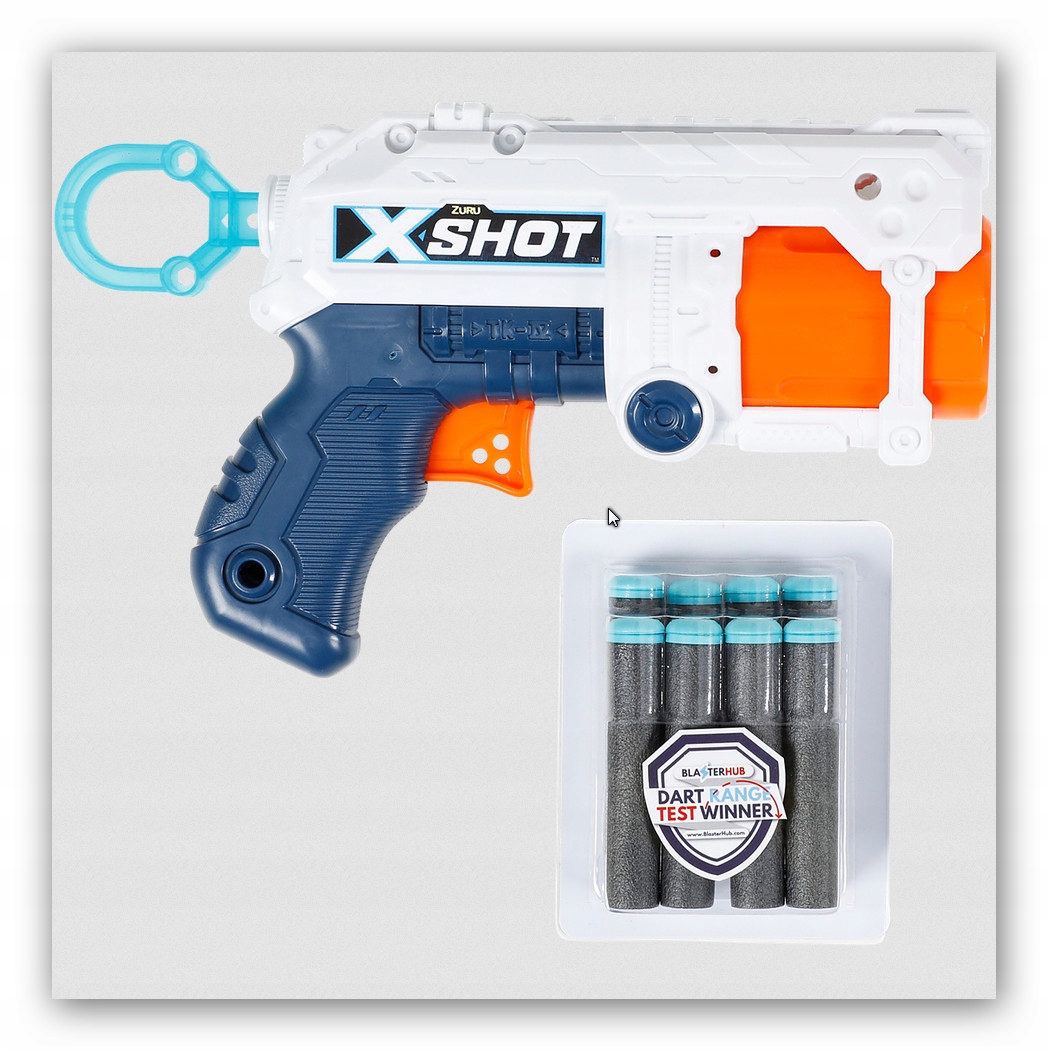 Pistolet na strzałki ZURU X-SHOT FURY 4 PREZENT dla dziecka 27 m 16 strzał Bohater brak
