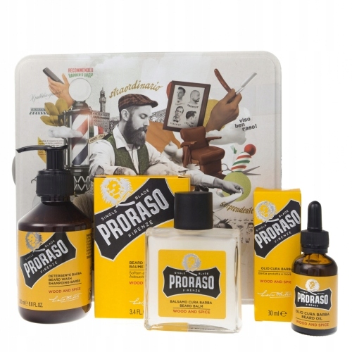 Proraso Zestaw kosmetyków do brody Wood & Spice