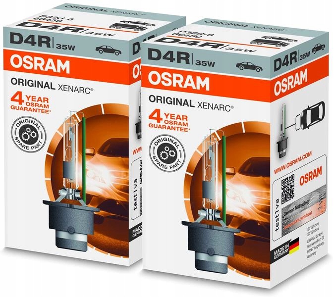 

Osram Original Xenarc D4R 42V 35W P32D-6 Zestaw
