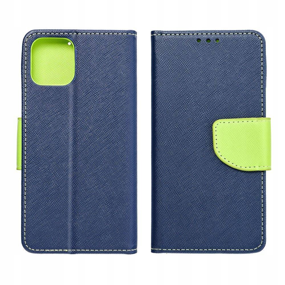 Etui Fancy Book do Samsung Galaxy J5 2017 granatowy limonka
