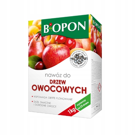 

Biopon Nawóz do Drzew Owocowych 1kg