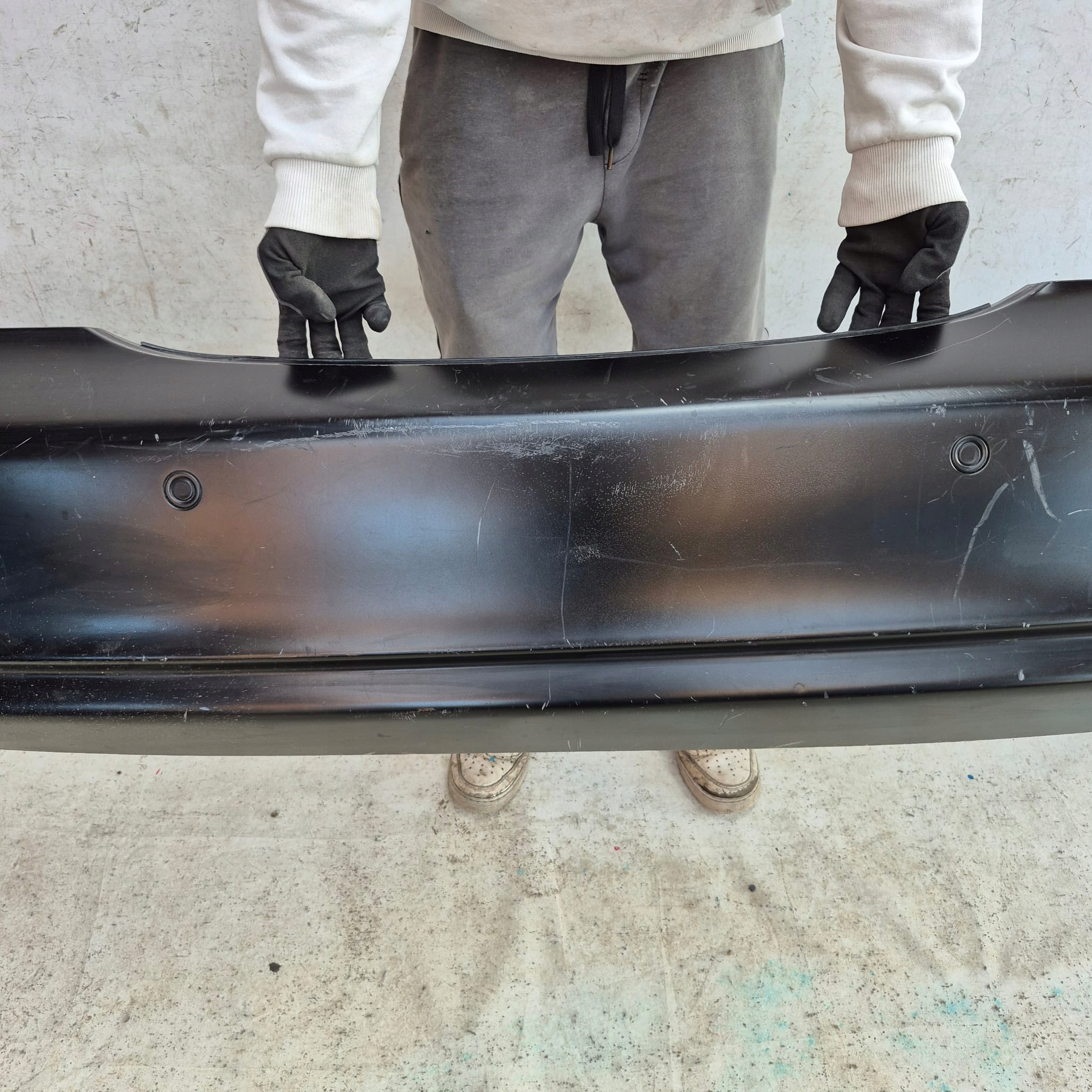 MERCEDES CLS C219 W219 04-08 bumper rear part rear 4PDC