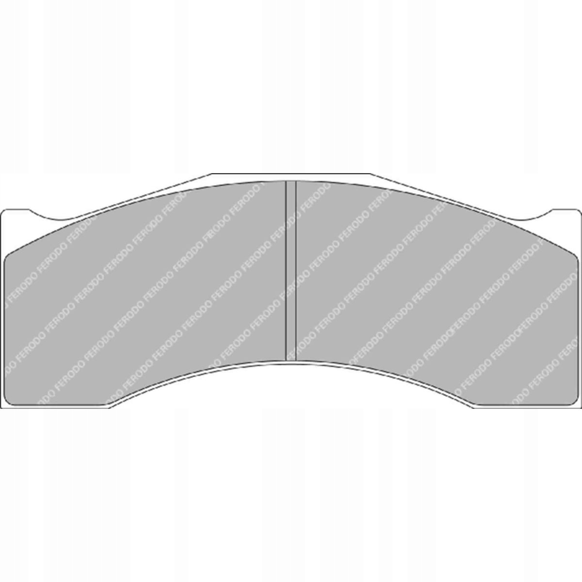 Колодки Ferodo DS3000 FRP3080R зажим BREMBO 6 поршень