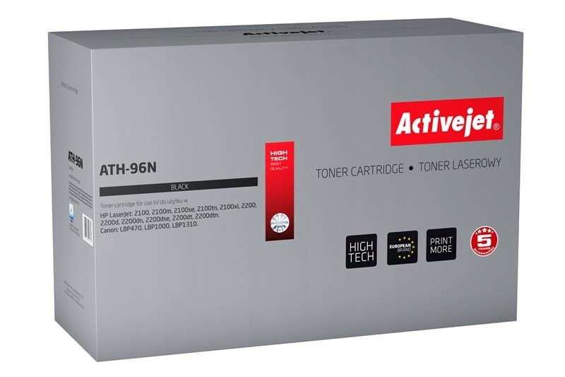 Toner Activejet ATH-96N – náhrada Hp 96A C4096A