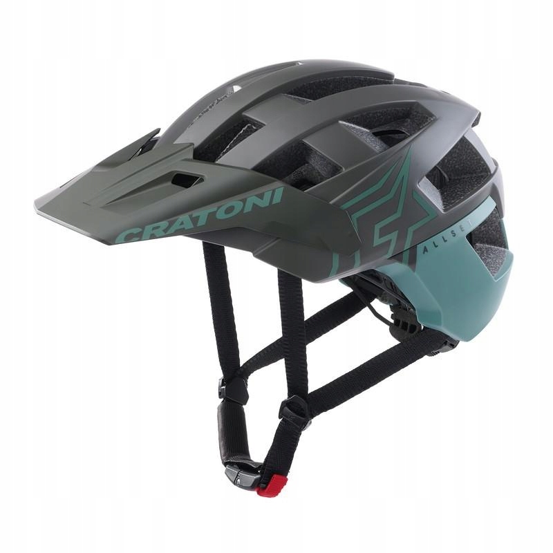 Cratoni Přilba AllSet Pro kamenově šedo-šalvějová mat M-L (58-61 cm)