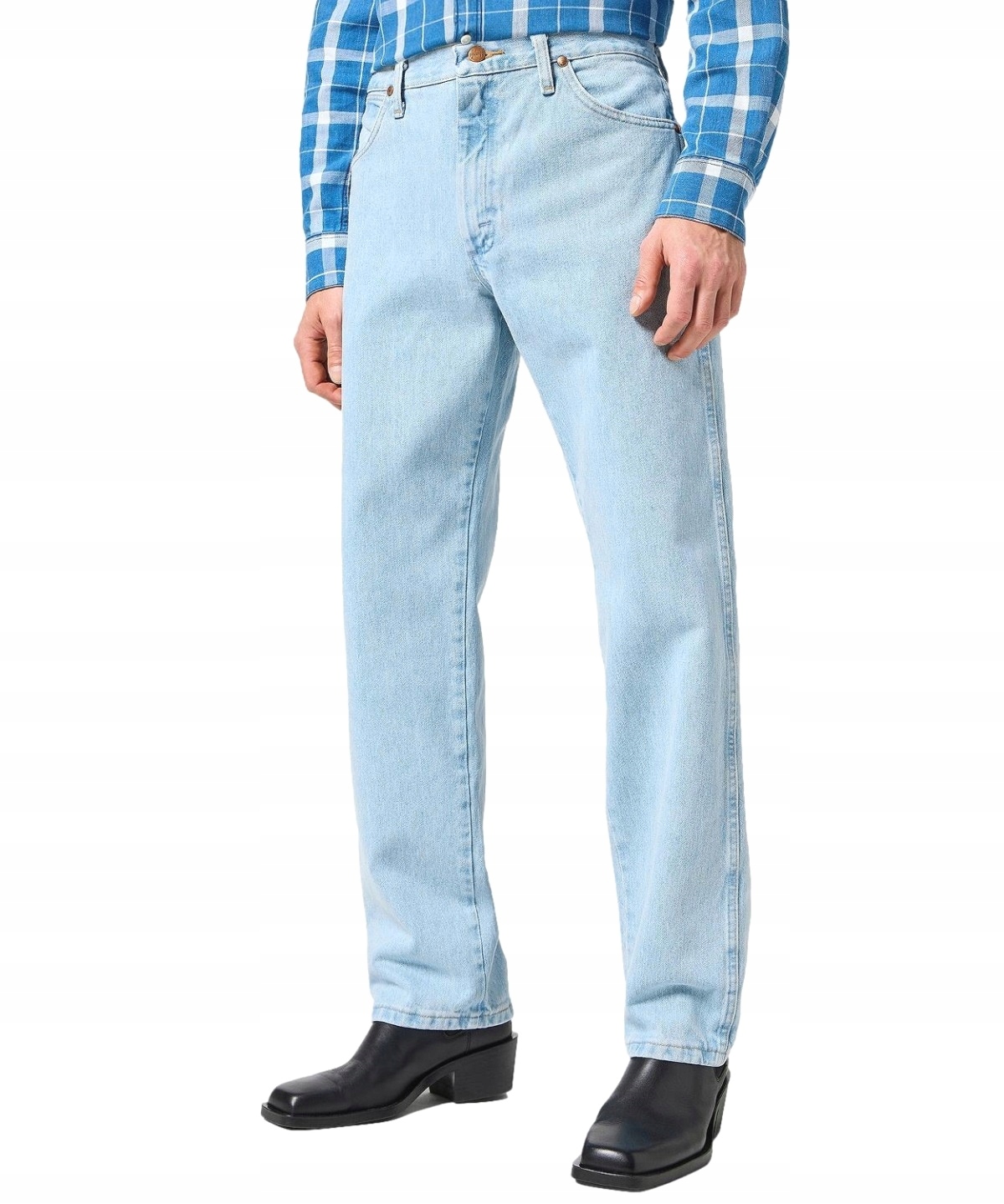 Pánské džíny Wrangler 13MWZ Cowboy Cut 112358498 Bleach velikost W32 L32