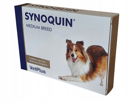 Vetplus Synoquin średnie rasy 10-25 kg 30 tabletek