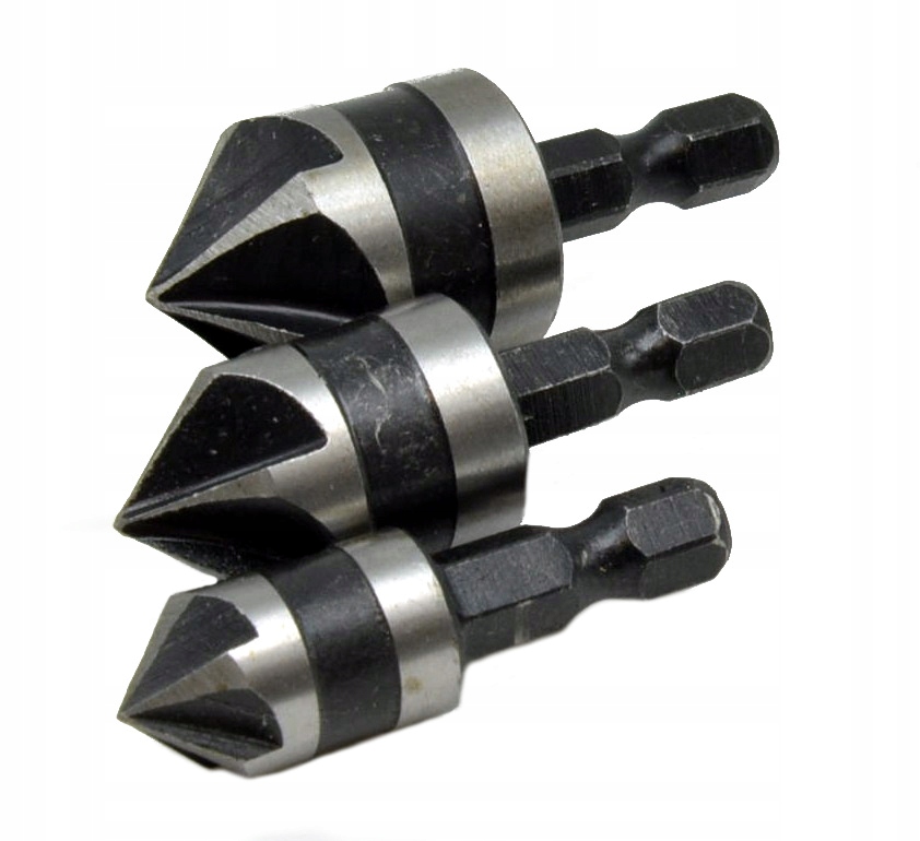 

Pogłębiacz, fazownik, frez 12,16,19mm Hex 1/4"