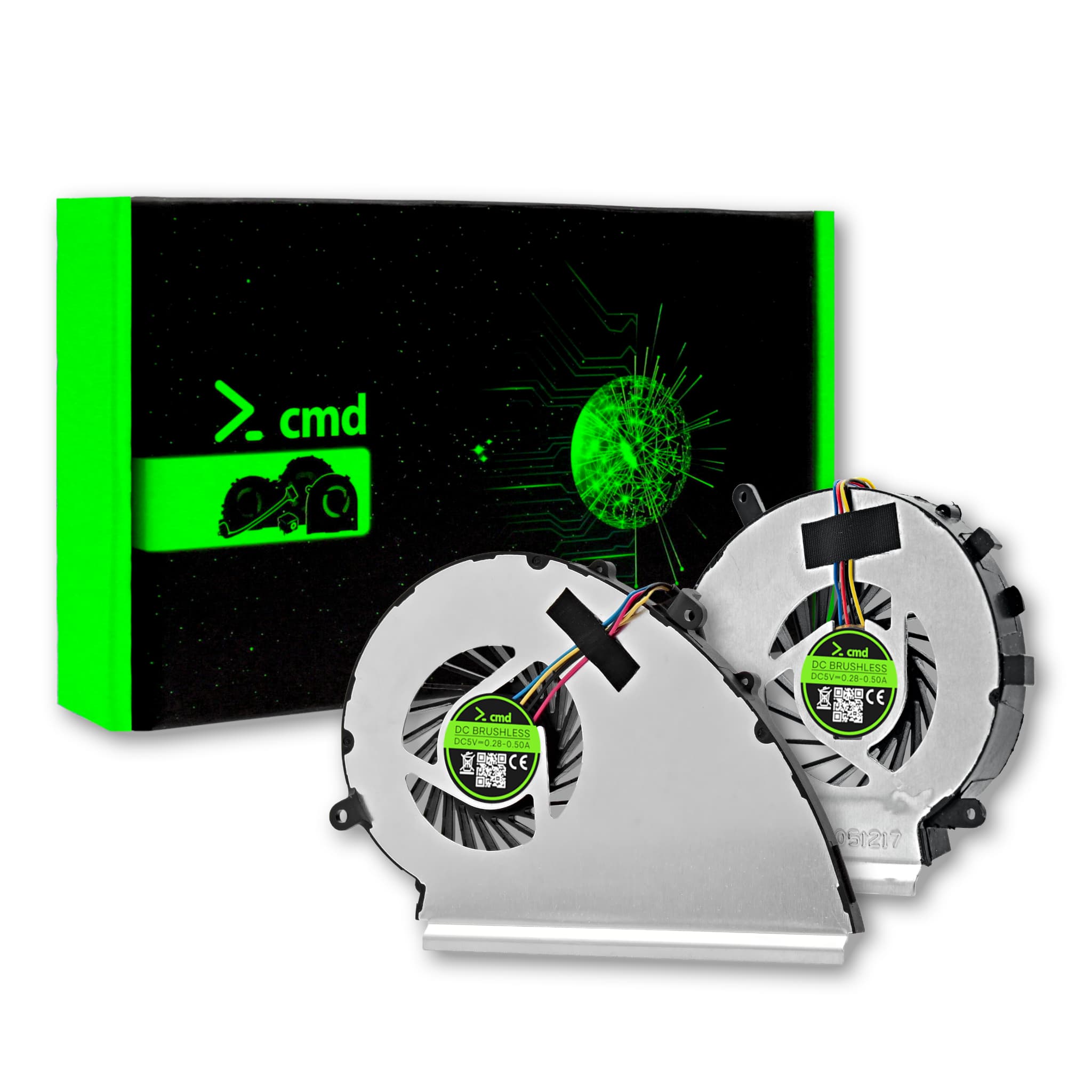 Wentylator Cmd do MSI GE72VR/GL72VR/GP72VR (CPU + GPU)