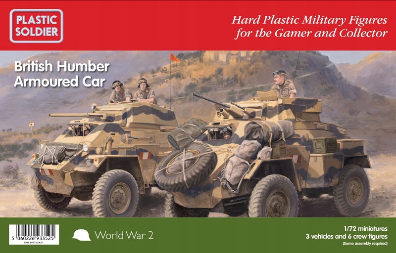 Plastový voják 1/72 WW2V20037 Humber obrněný vůz