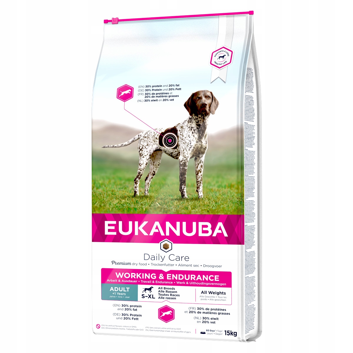 Levně Eukanuba Adult Working & Endurance 15kg