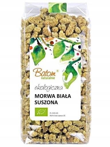 2x Batom Moruše sušená bílé ovoce Bio 250 g Batom