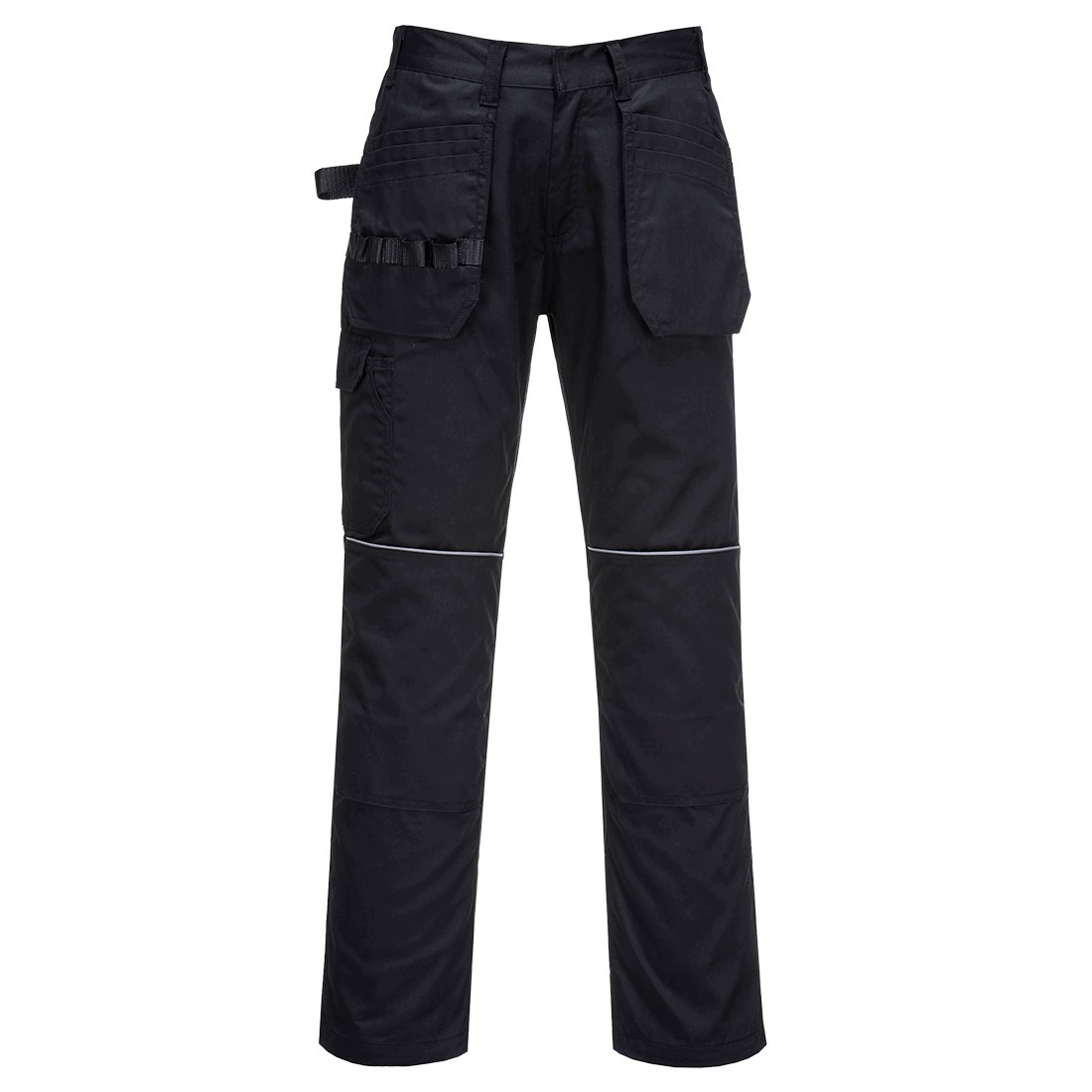 Pracovní kalhoty s pouzdrovými kapsami Portwest ES720 Černá vel. 38 Short