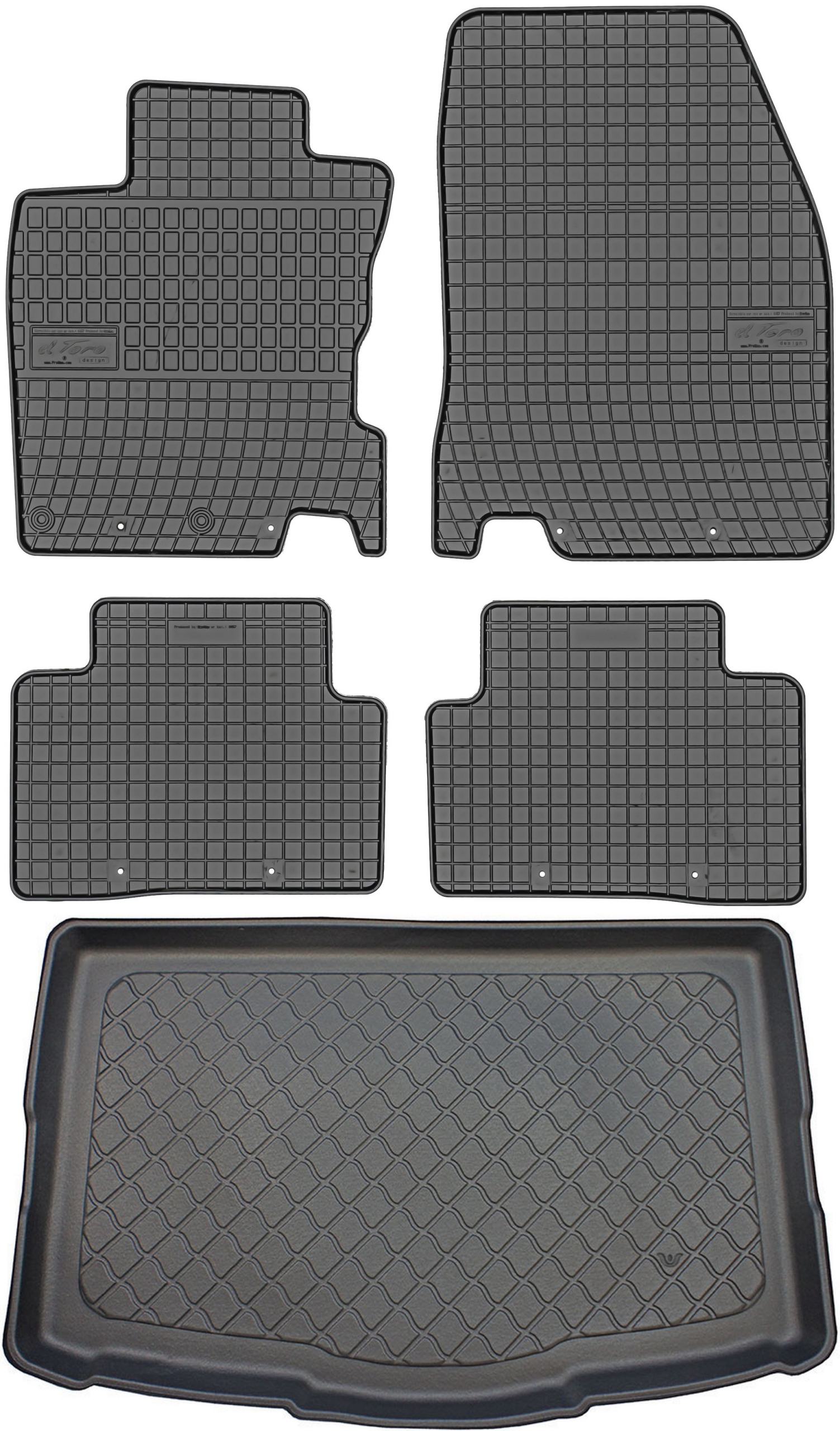 Nissan Qashqai II J11 2014 Koberce s rohožou