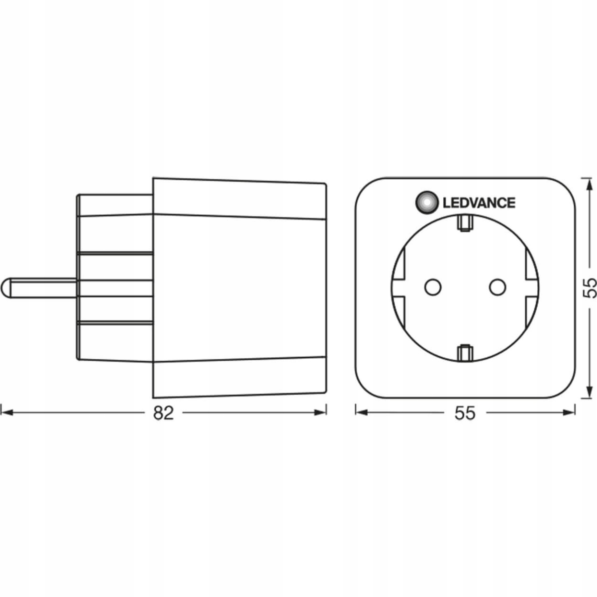 Gniazdko LEDVANCE SMART Plug ZigBee Rodzaj gniazdko