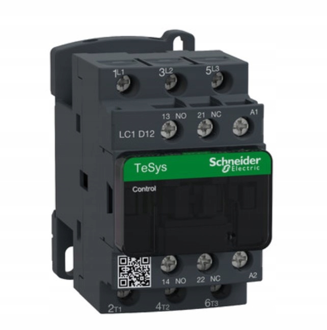 Stycznik mocy Schneider Electric LC1D12P5 TeSys Deca 12A 3P 230V Ac 1NO+1NC