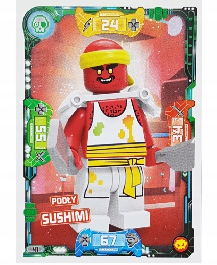 Karta Lego Ninjago Seria 5 Podły Sushimi 41