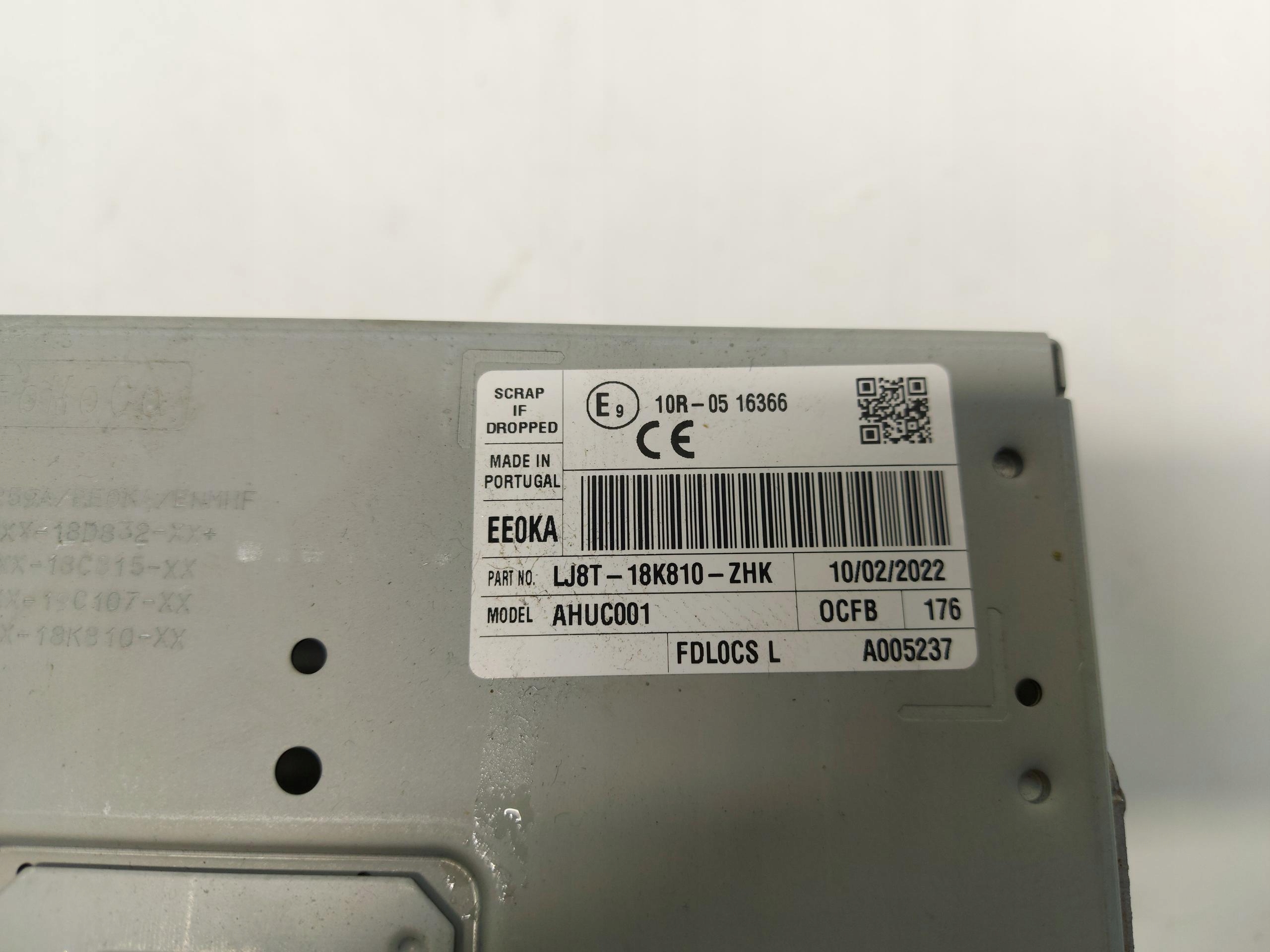 Ford MACH-E module radio navigation LJ8T-18K810-ZHK