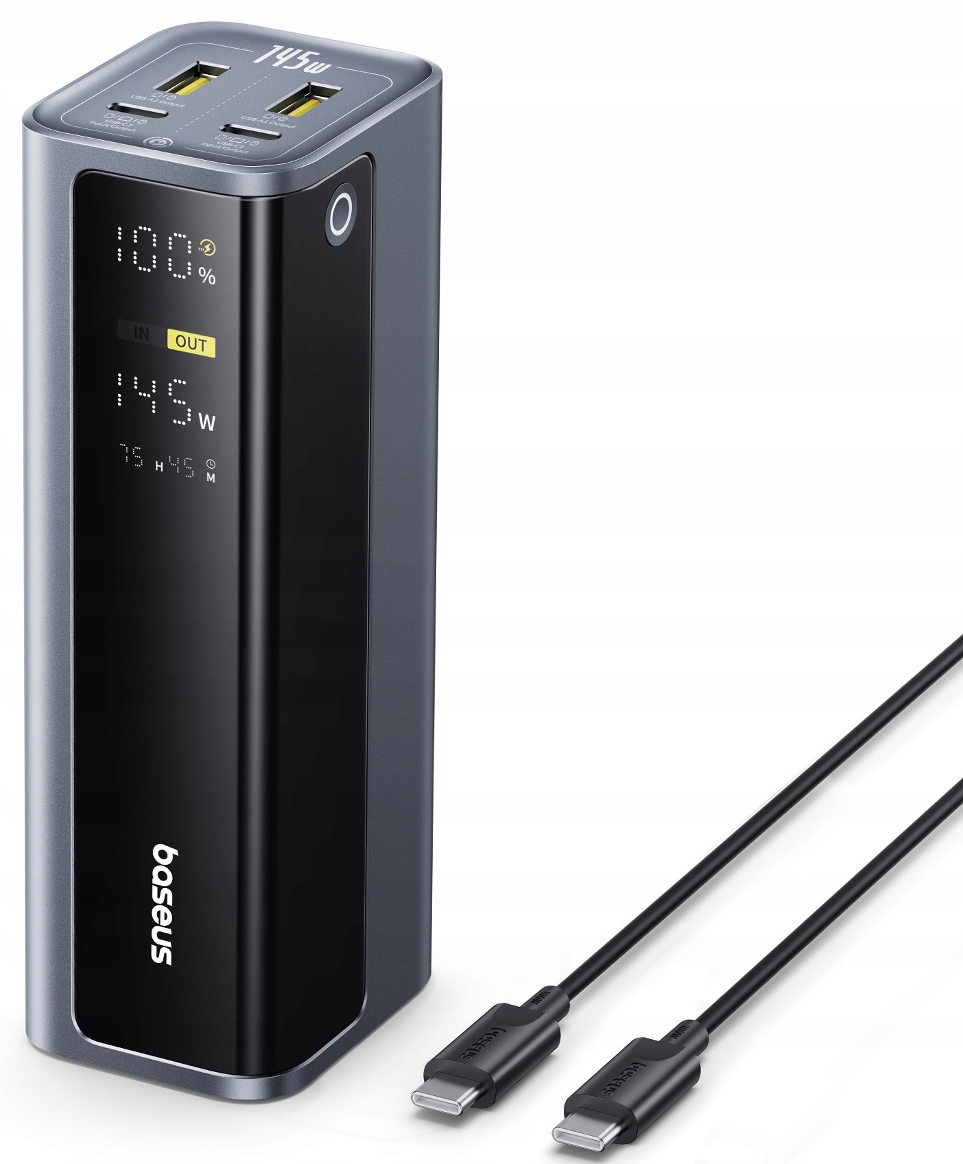 Powerbanka Baseus EnerGeek GP12 20800mAh, 145W čierna