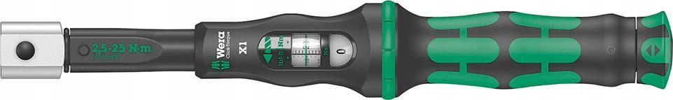 Kľúč Wera momentový Click-Torque X 1 2,5 – 25 Nm 9x12 mm