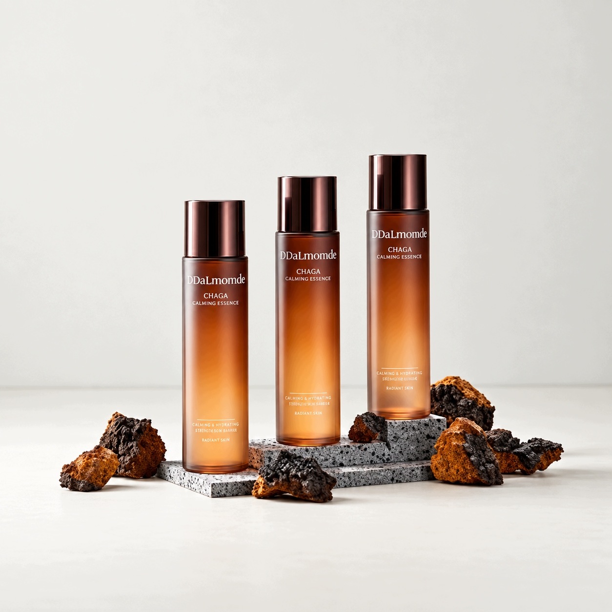 DDaLmomde Chaga Pepta Exo Barrier Toner 100 ml Pleťové tonikum s extraktem z čagy