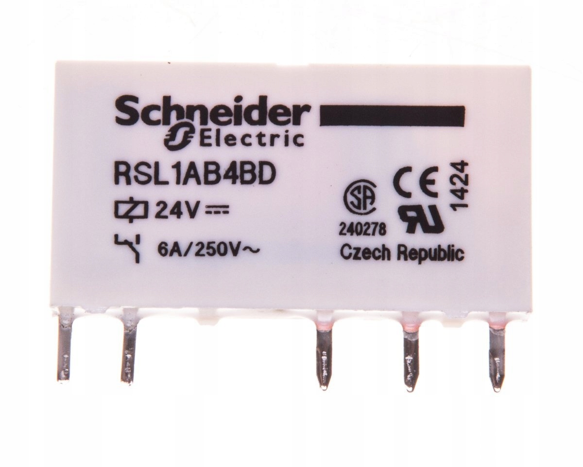 

Przekaźnik miniaturowy 1P 6A 24V DCRSL1AB4BD