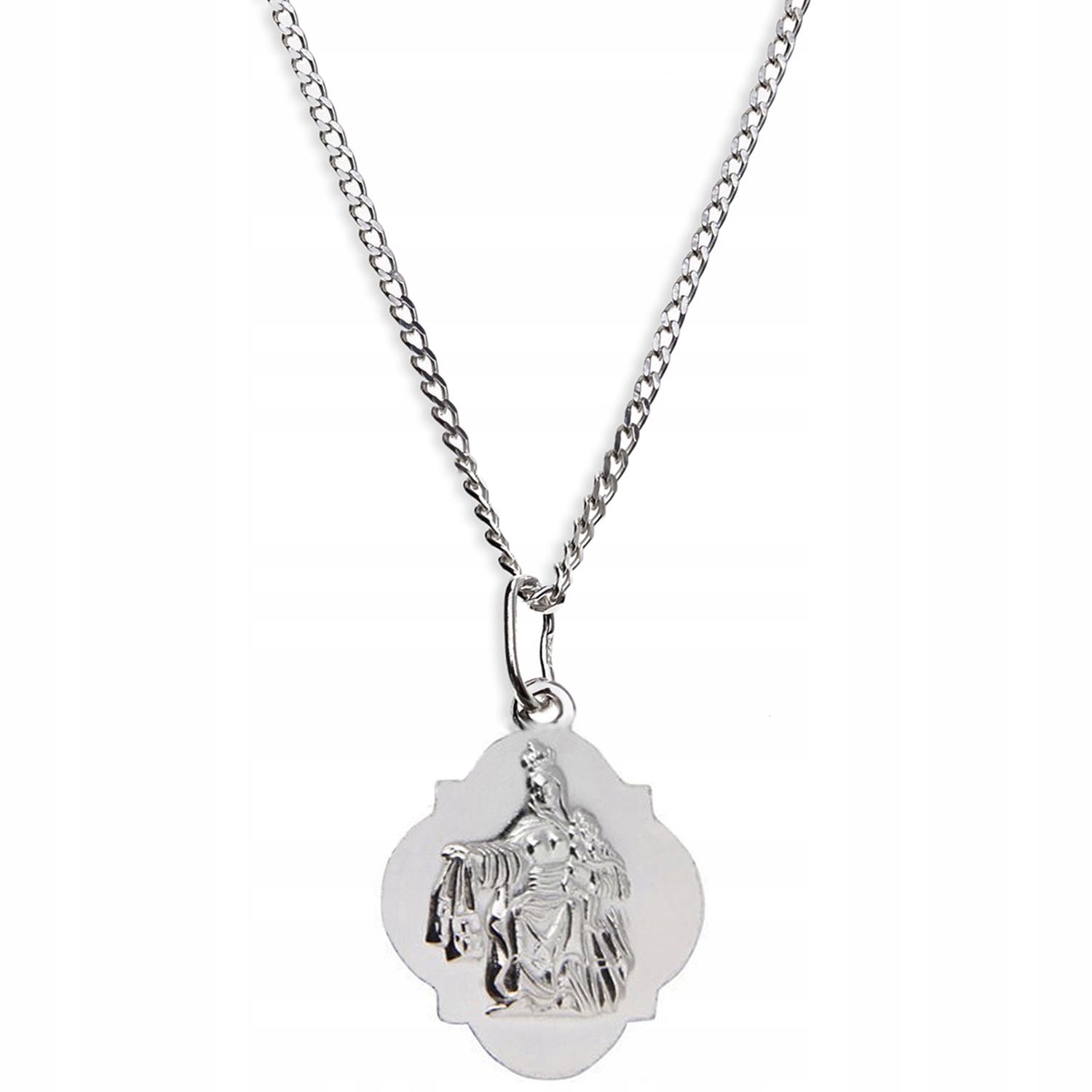 ŁAŃCUSZEK Z MEDALIKIEM SZKAPLERZ KOMUNIA CHRZEST