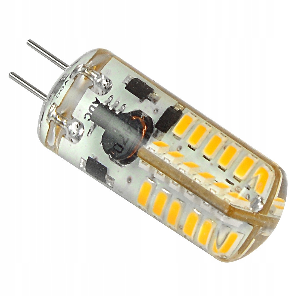 LED IZZÓ G4 3W=20W MELEG FEHÉR DC 12V 4DB Gyártó kódja 11013008801P04