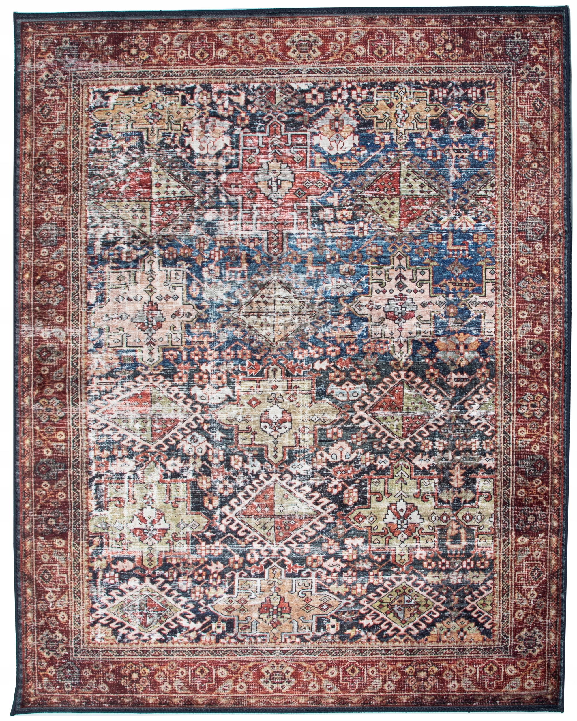 Koberec Ispahan Printed 200x300 Farebný Loftový Módny Moderný Ľahký W05