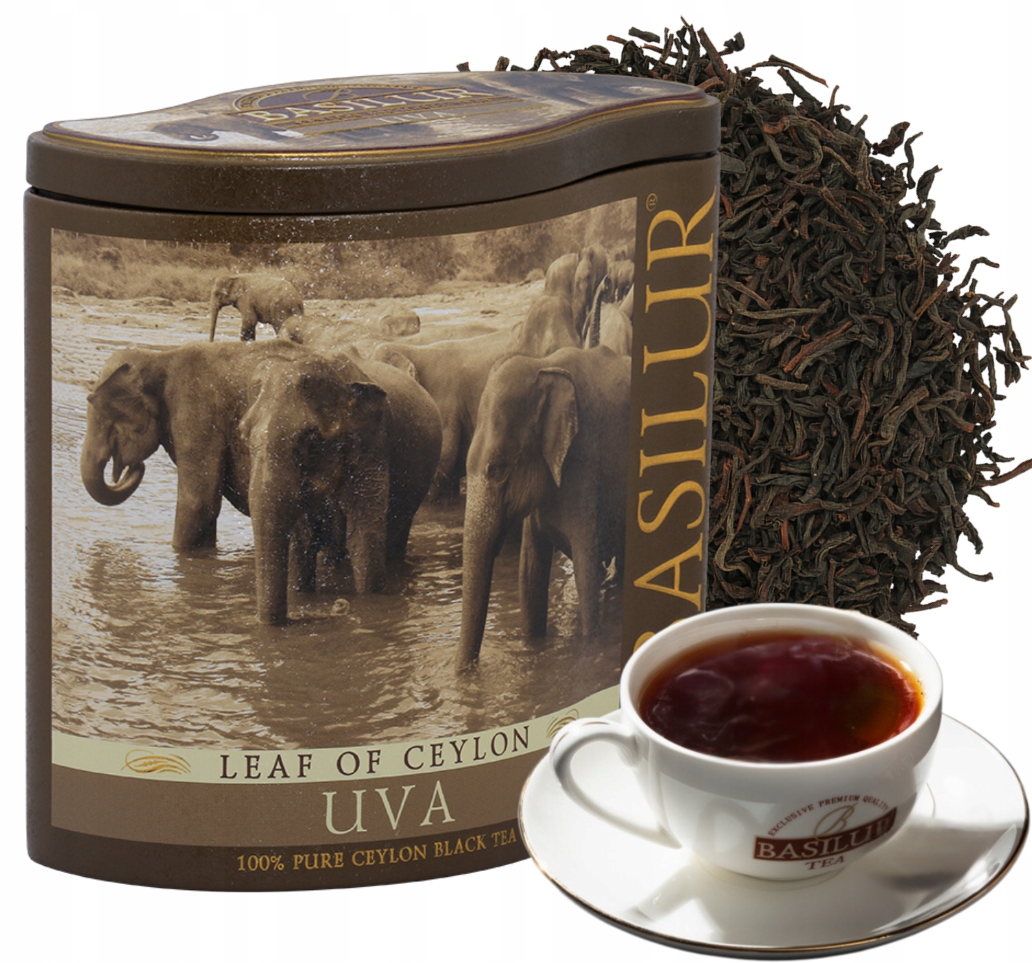 Levně Basilur Uva čaj Ceylon listová jemná Plechovka dárek 100 g