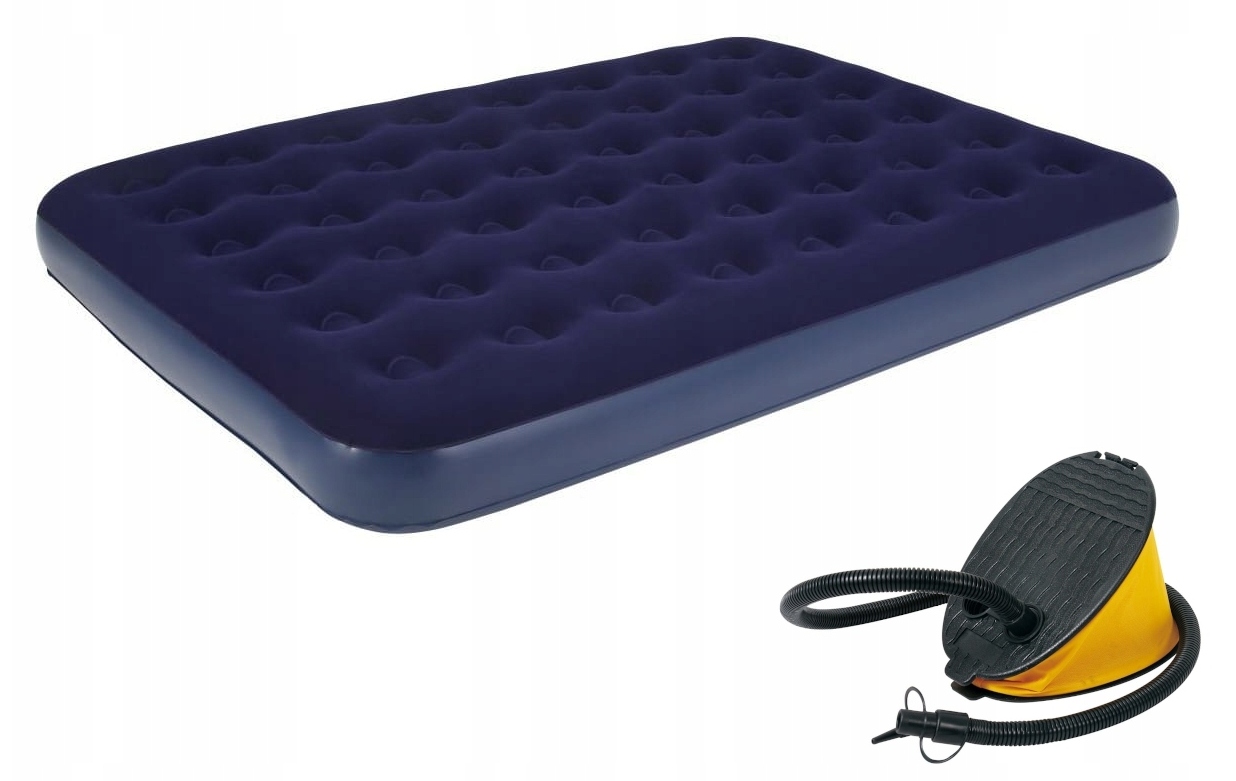 

Materac 2 Osobowy Do Spania 191x137x22cm + Pompka