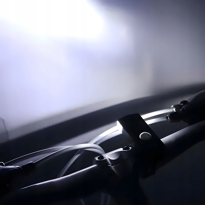 LAMPKA ROWEROWA LED PRZÓD TYŁ ZESTAW DO ROWERU USB Model S207