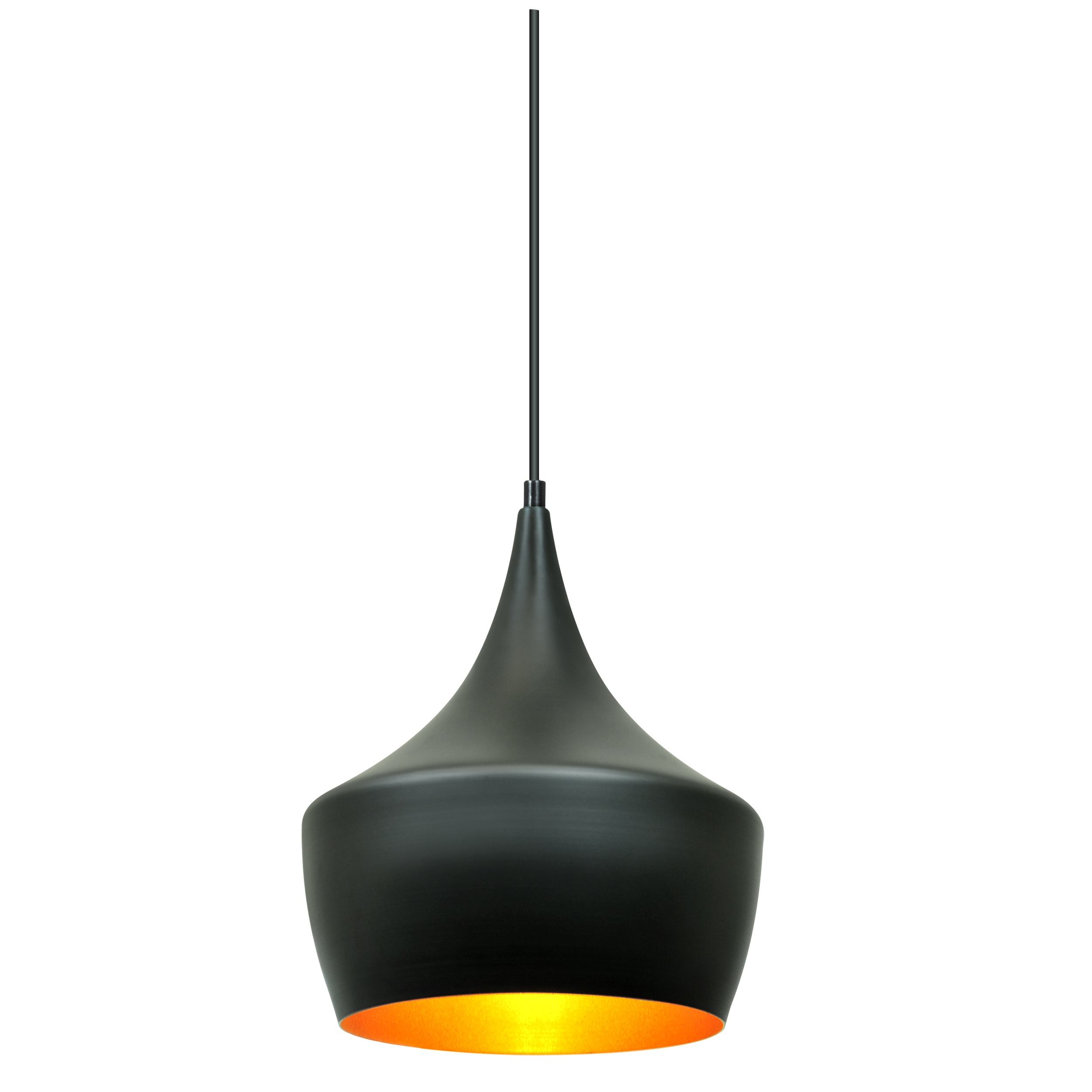 

Modern lampa wisząca czarna Led filament Hq Polux