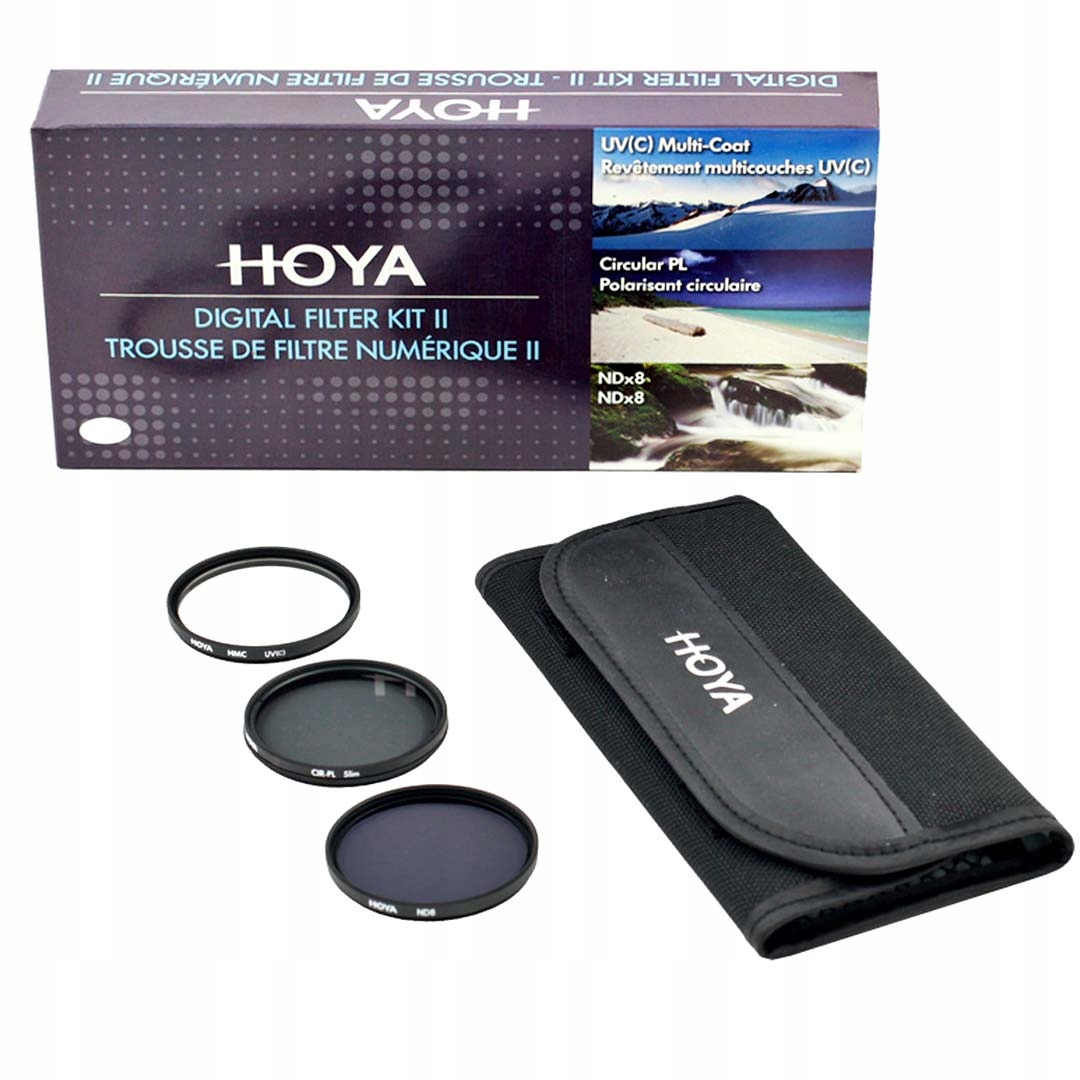 Sada filtrů Hoya 52 mm Uv(c) Cpl NDx8 Pouzdro