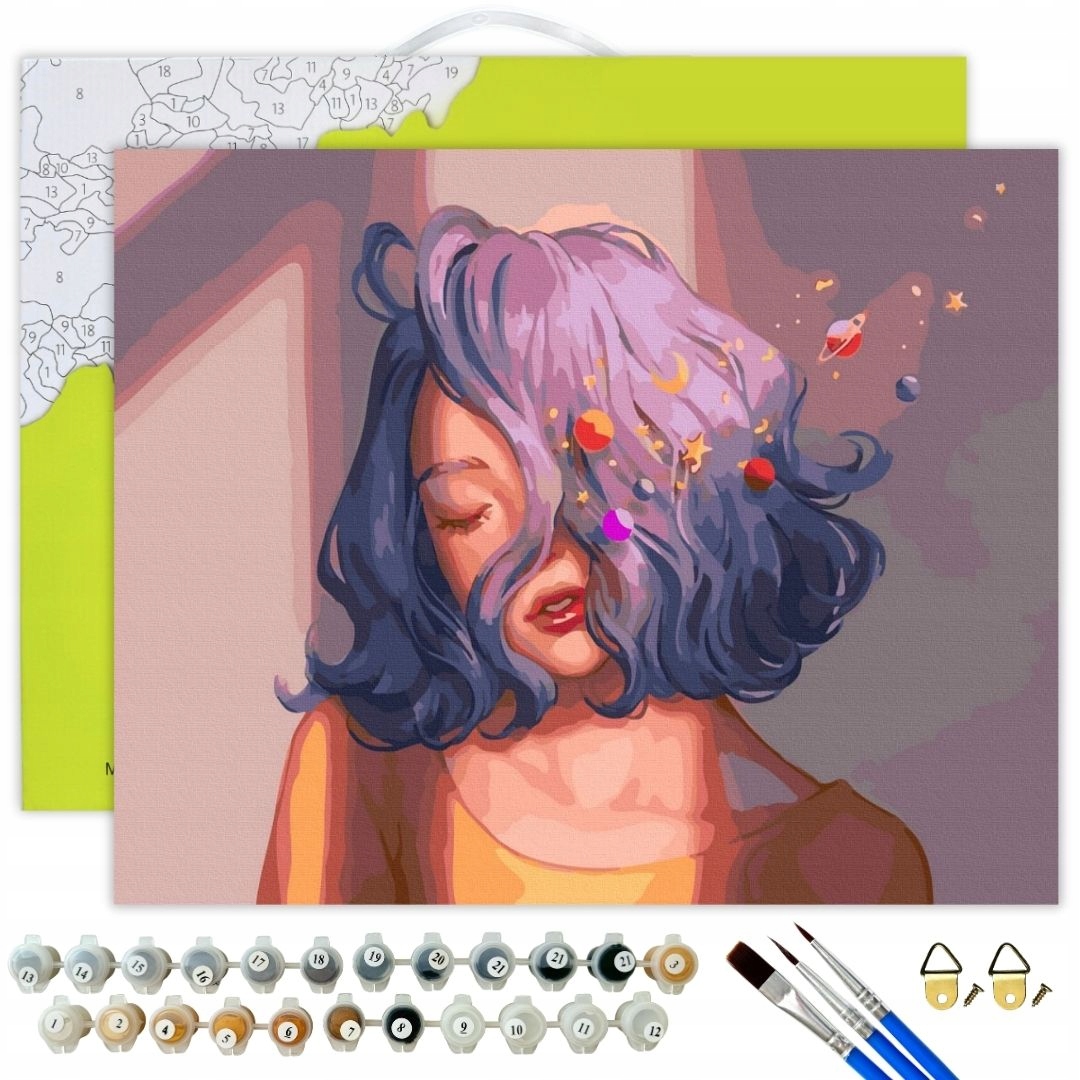 Malování Podle Čísel Žena Obrázky Pro Malování podle čísel s rámem Oh Art