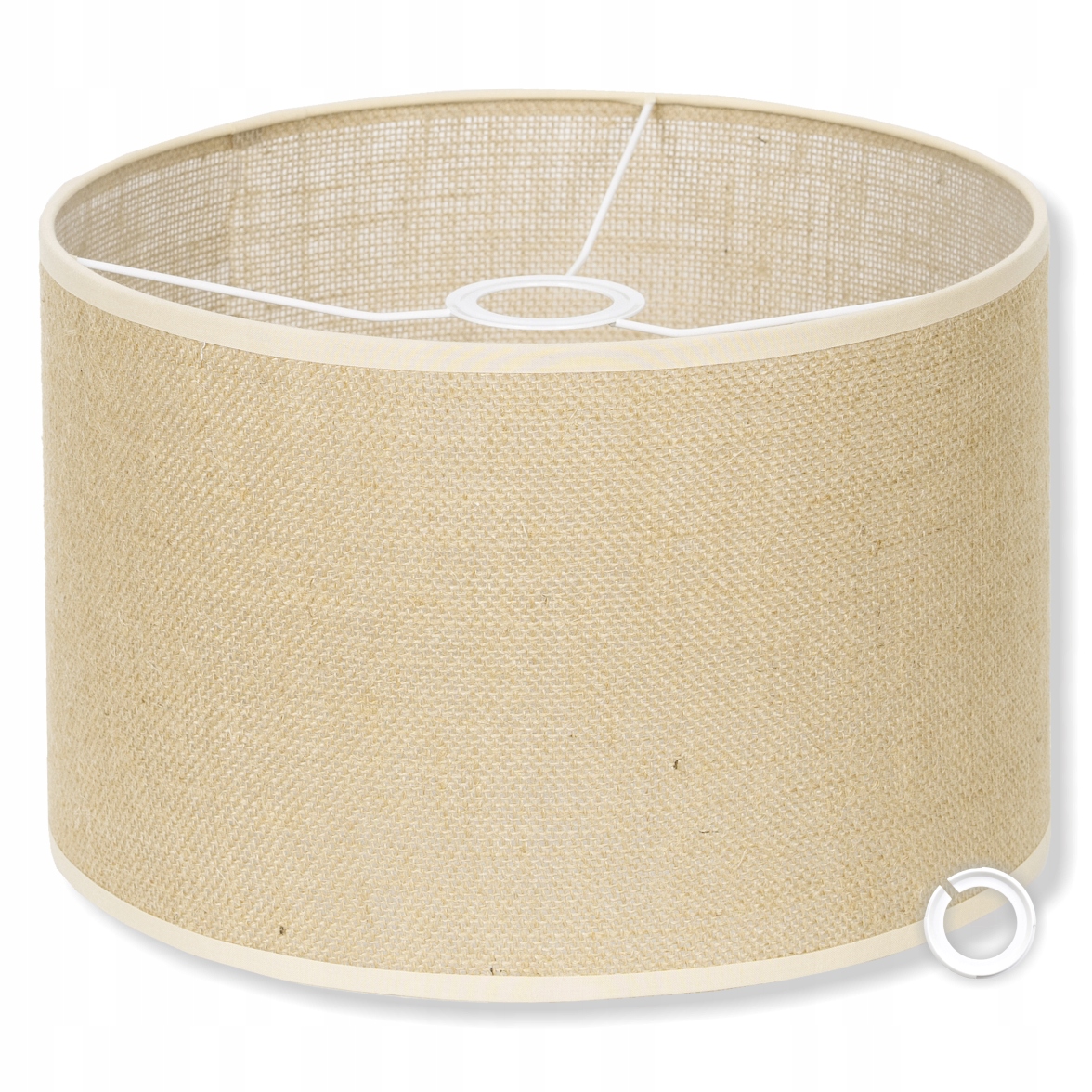 Klosz Walec do lampy wiszącej stojącej Juta 35 cm
