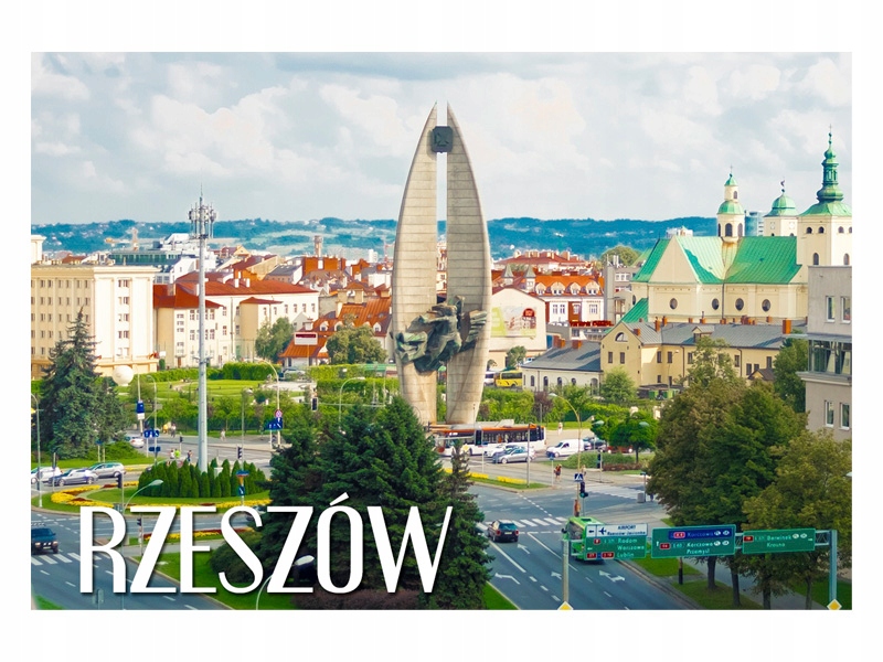 

Rzeszów Panorama Centrum Pomnik Magnes
