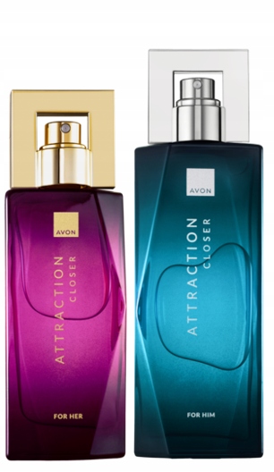 Avon Attraction Closer pro ni Parfémovaná voda 50 ml pro něj 75 Ml