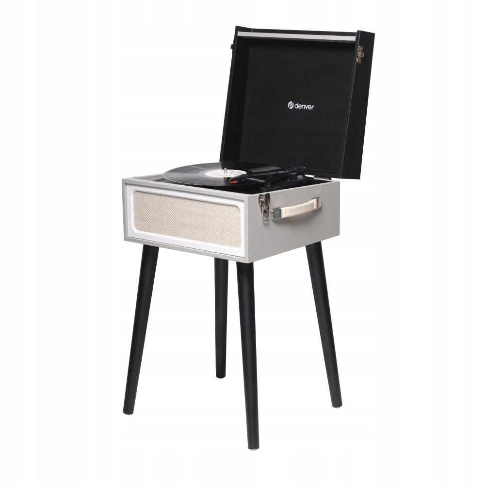 Denver VPR-250 – gramofón s reproduktormi, Fm rádiom, Bluetooth a Usb