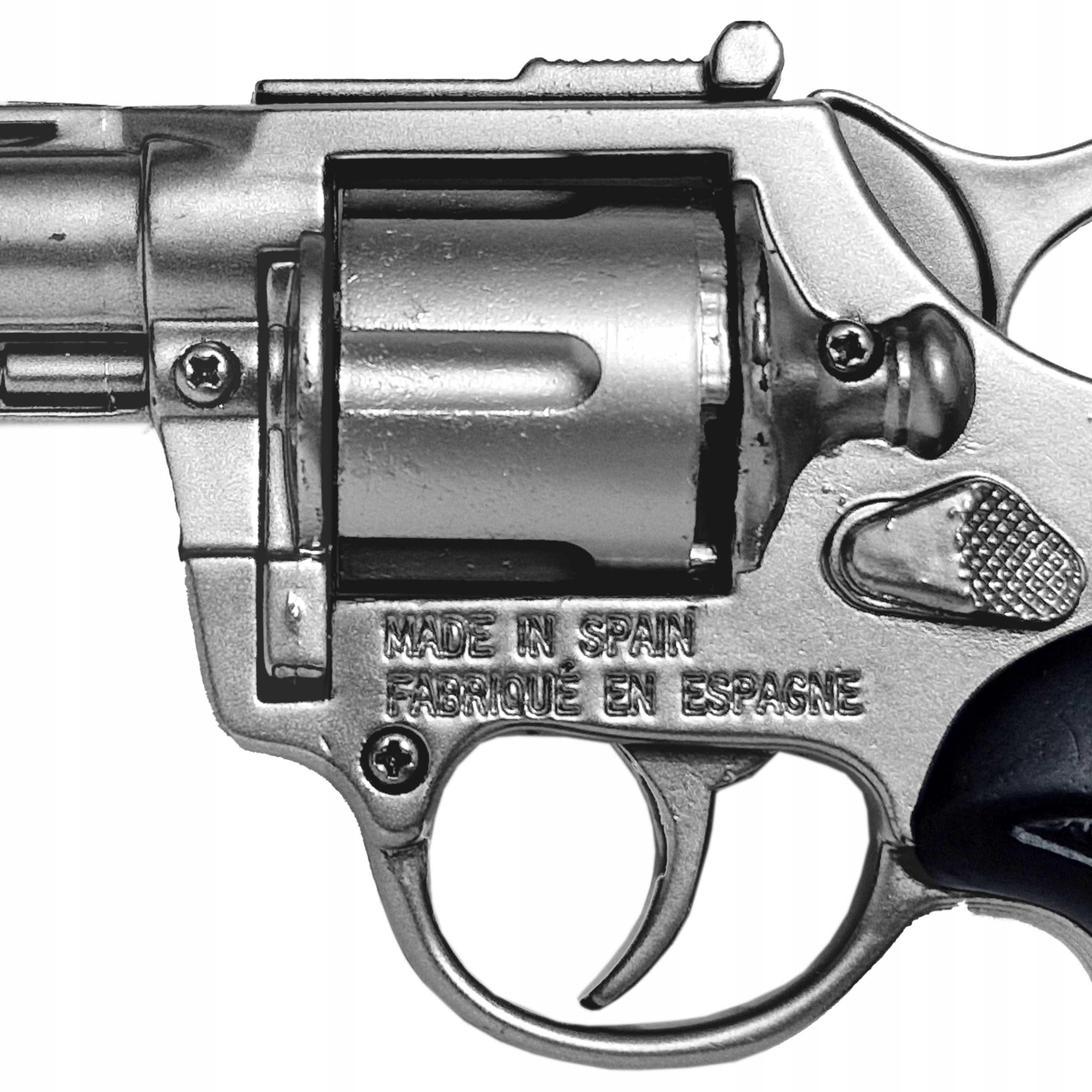 PISTOLET METALOWY NA KAPISZONY GONHER REWOLWER POLICYJNY HUKOWY 8-STRZAŁOWY Marka inna