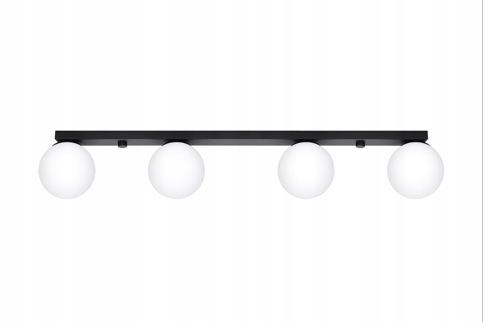 Stropná lampa čiernobiela guľová 6XG9 Sollux