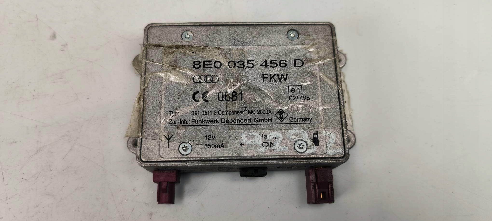 amplifier ANTENY 8E0035456D AUDI A6 C6