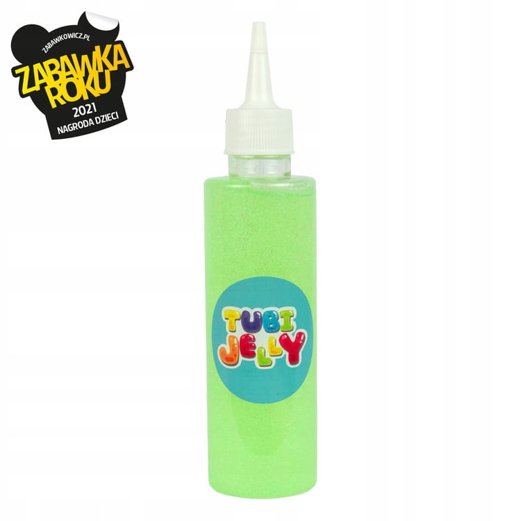 

Żelowy Płyn Tubi Jelly 150 ML brokatowy zielony