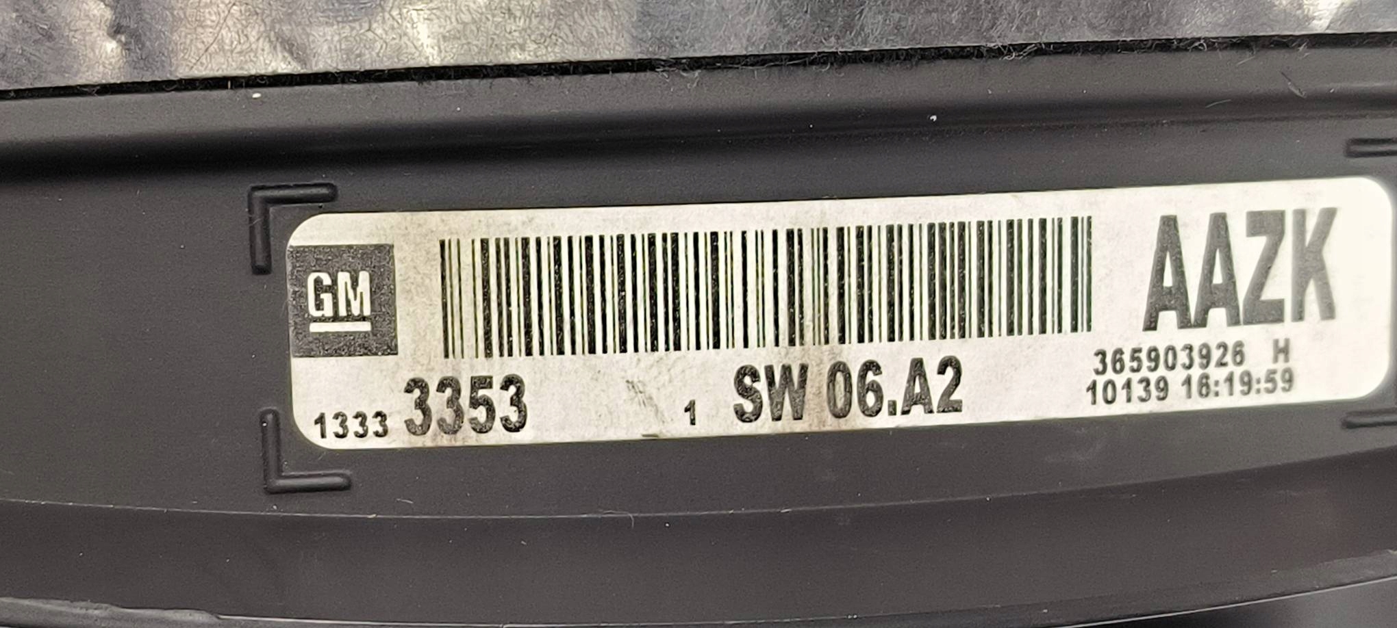 dials clock EU 13333353 OPEL INSIGNIA A
